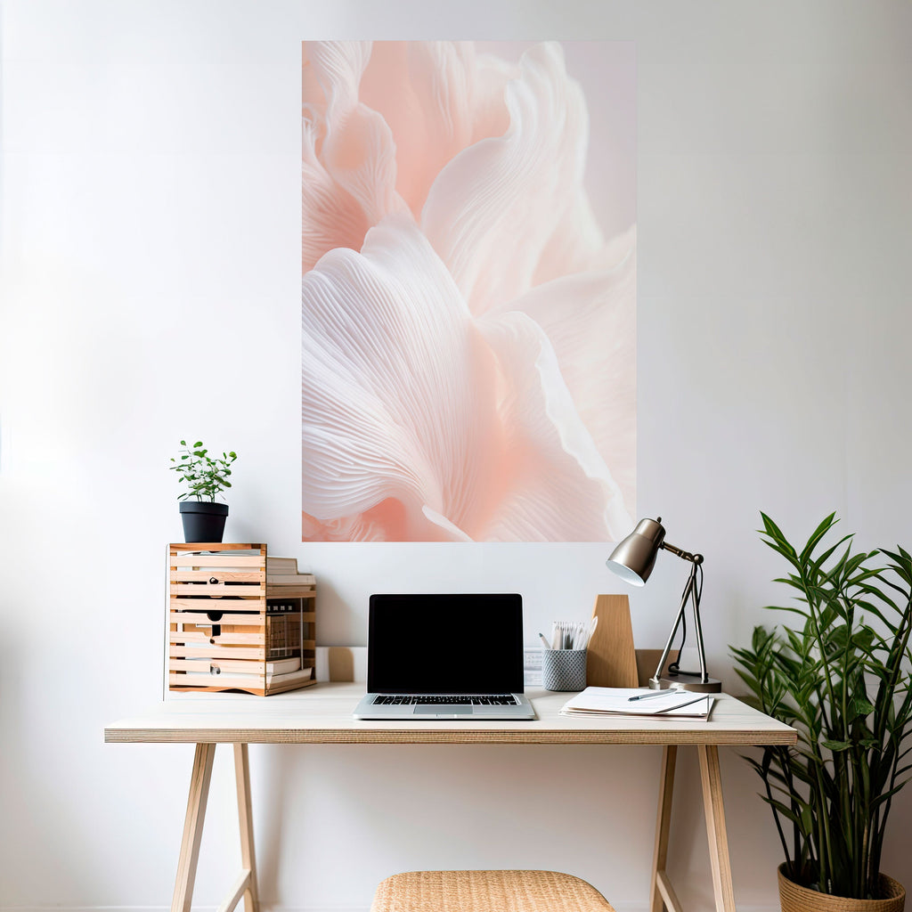 DELICATE PINK HARMONY Peel and Stick Vertical Poster