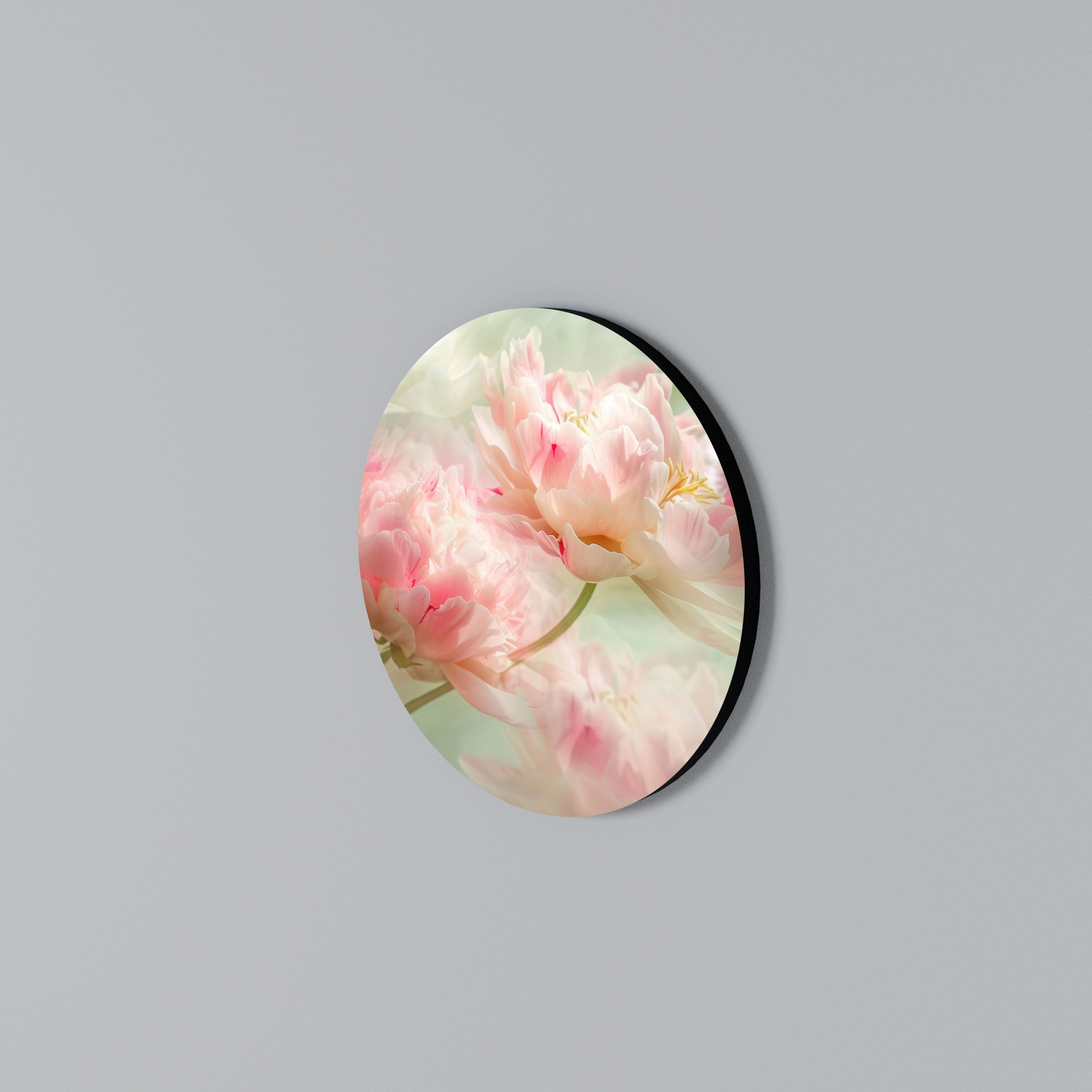 GENTLE HARMONY UNFOLDED Round Wall Art