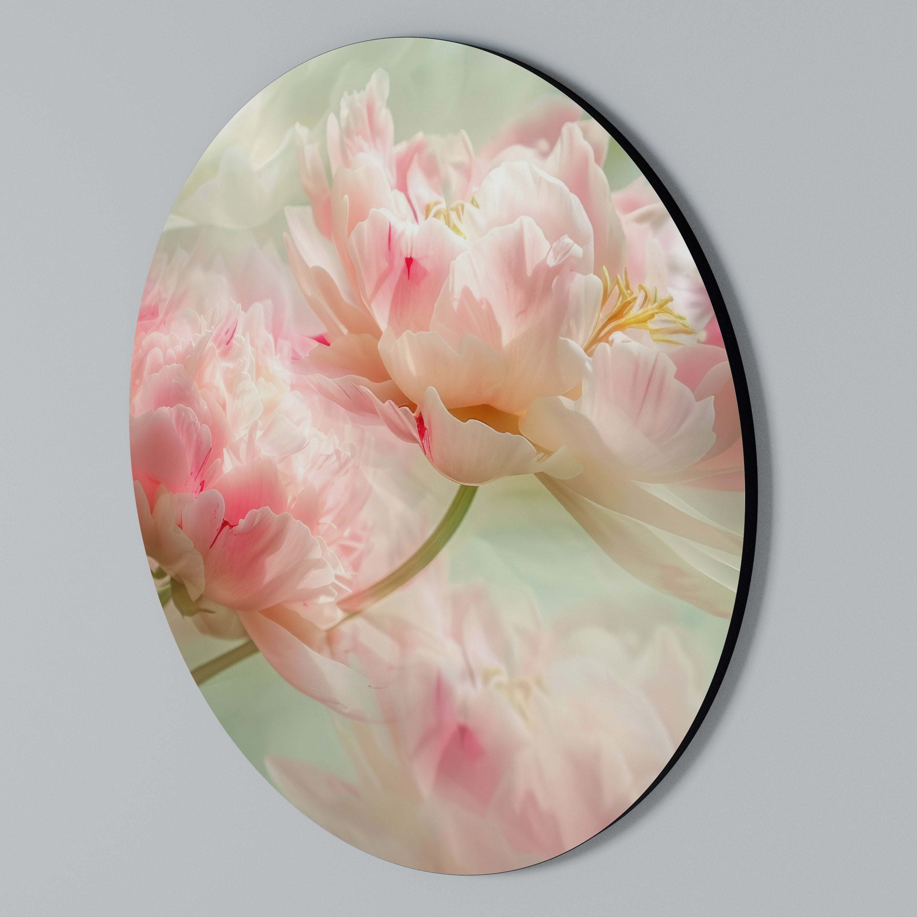 GENTLE HARMONY UNFOLDED Round Wall Art