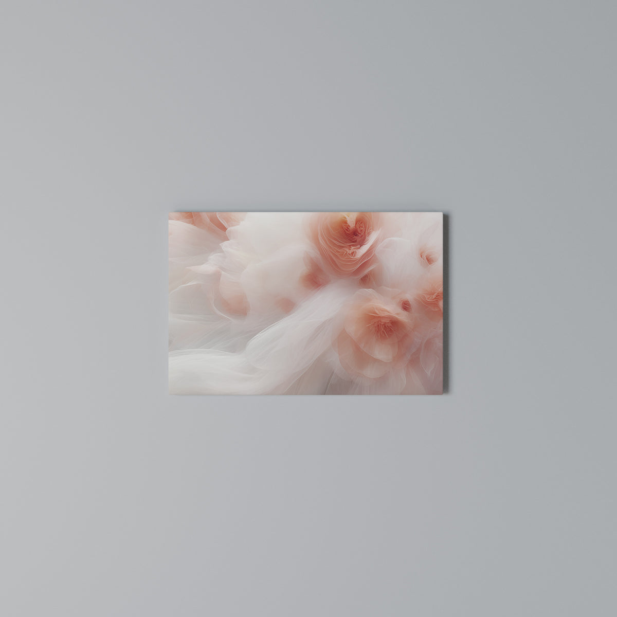 TENDER BLOSSOM VEIL Horizontal Canvas Print