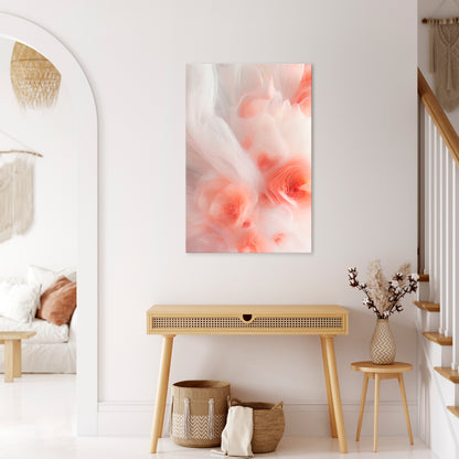TENDER BLOSSOM VEIL Vertical Canvas Print