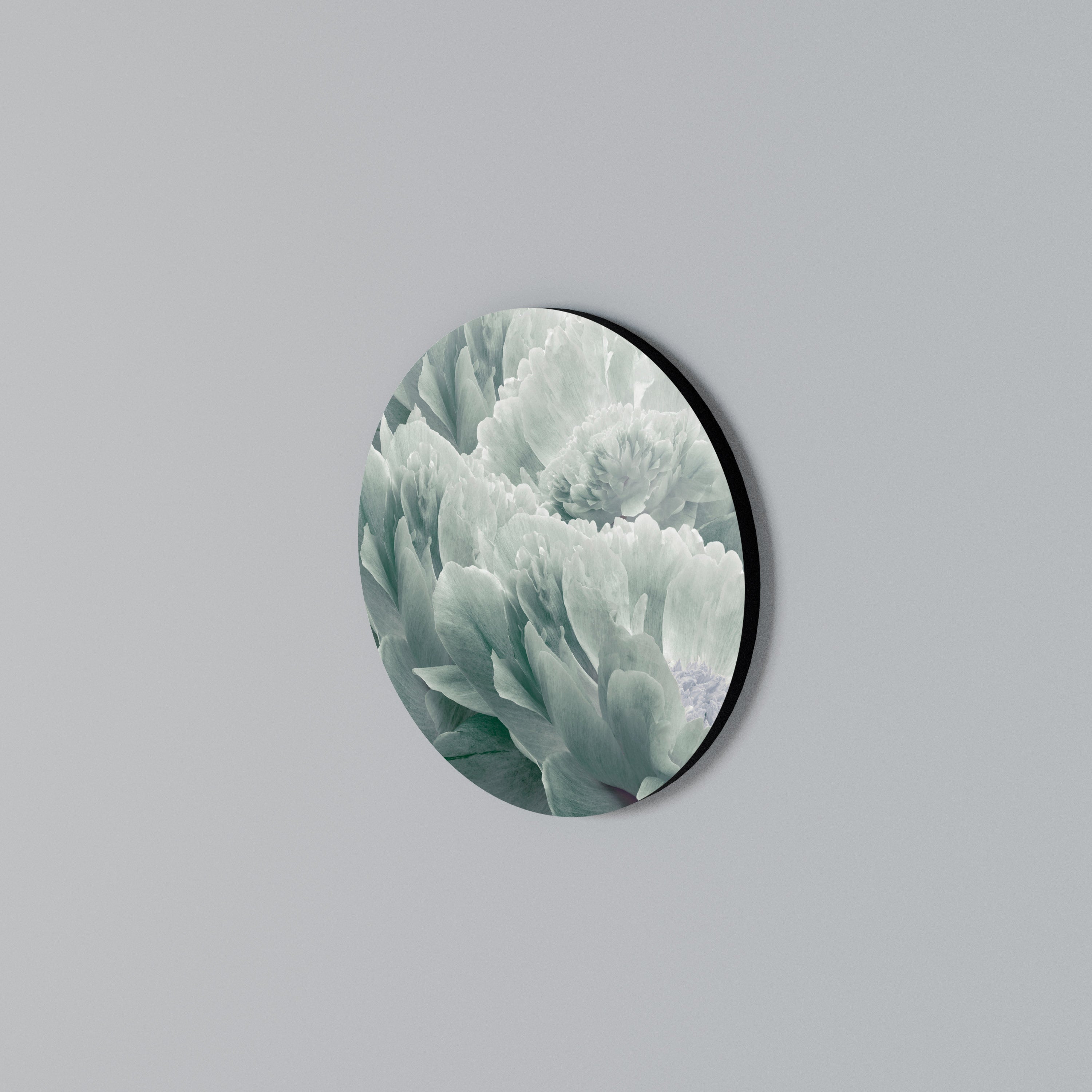 TREE PEONIES Round Wall Art