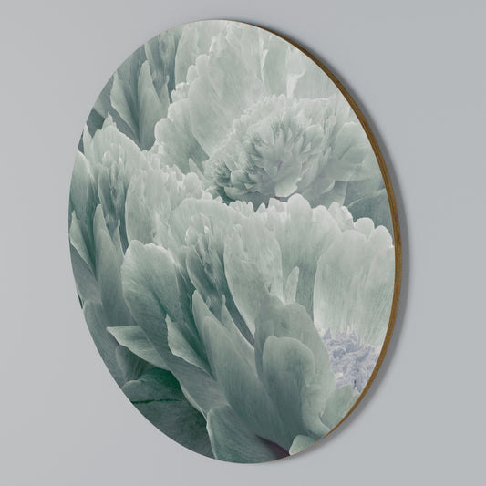 TREE PEONIES Στρογγυλός πίνακας ζωγραφικής