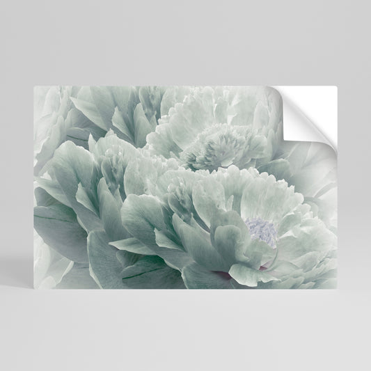 TREE PEONIES Αυτοκόλλητη Αφίσα οριζόντια