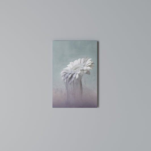 MELTING GERBERA Vertical Canvas Print