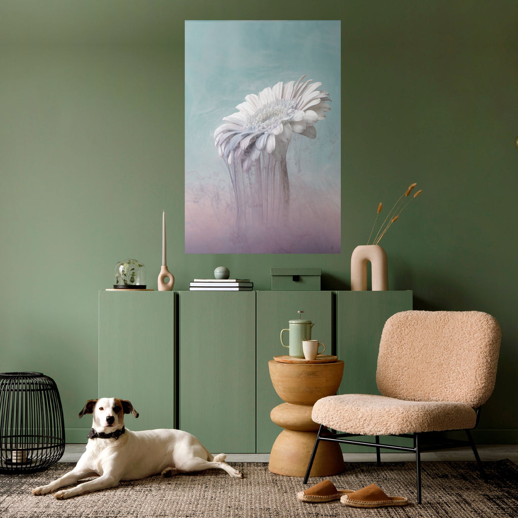 MELTING GERBERA Peel and Stick Vertical Poster