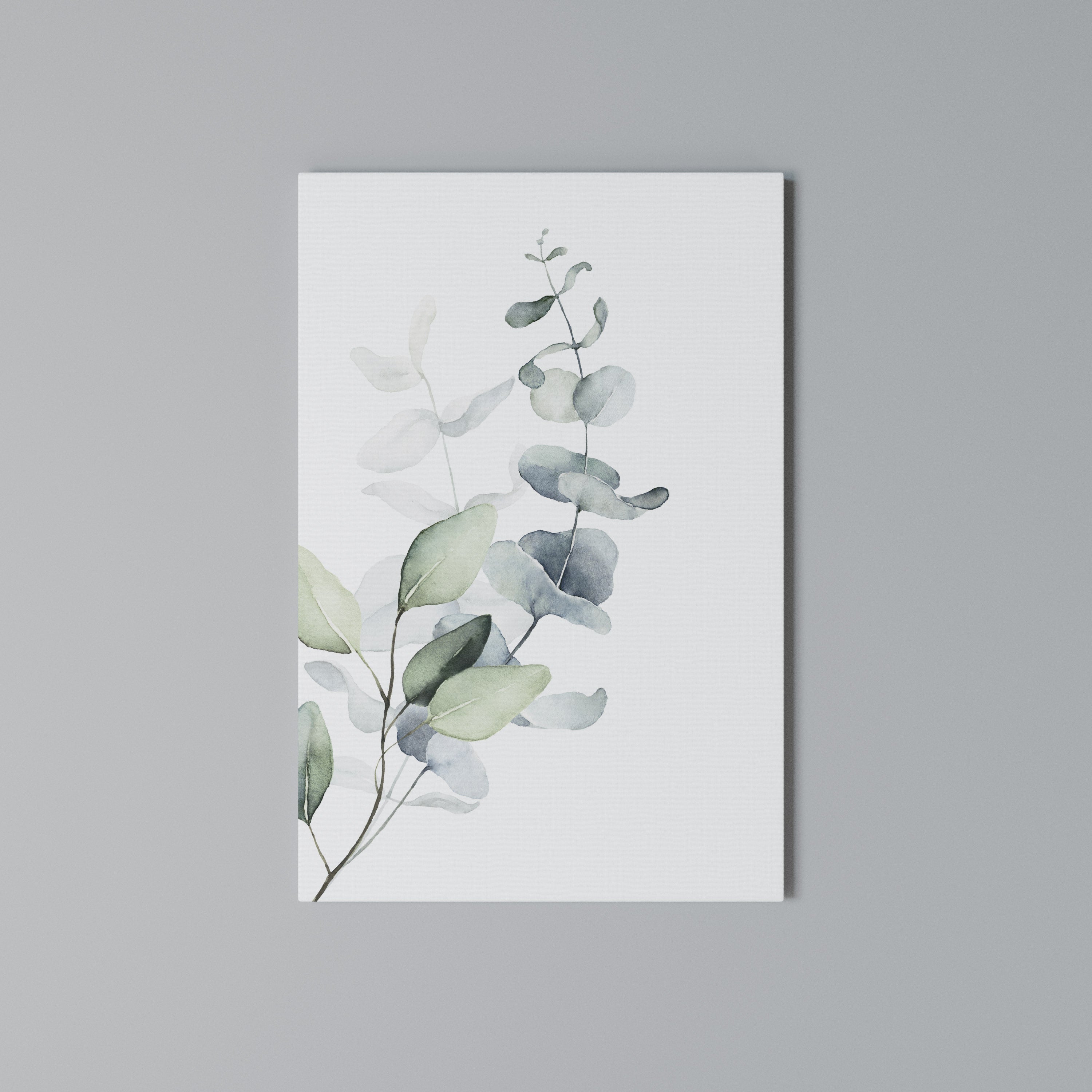 AQUA LEAF SYMPHONY Κατακόρυφος Πίνακας σε Καμβά
