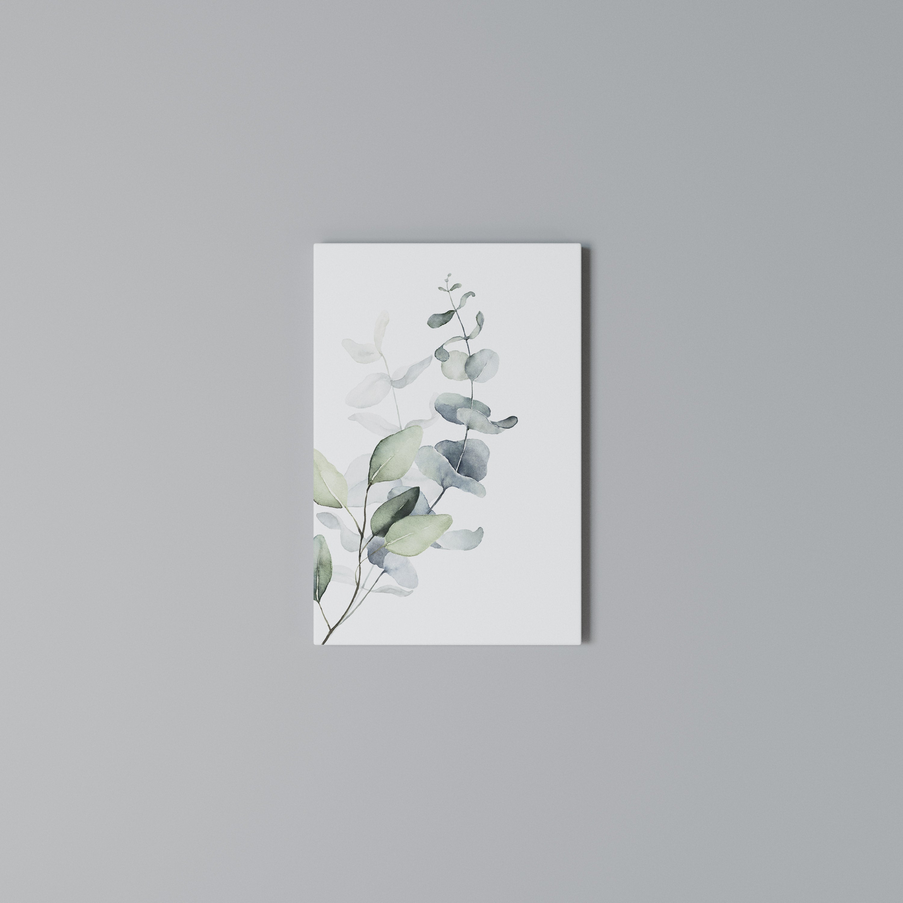 AQUA LEAF SYMPHONY Κατακόρυφος Πίνακας σε Καμβά