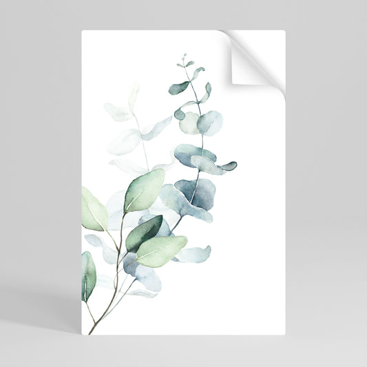 AQUA LEAF SYMPHONY Αυτοκόλλητη Αφίσα κάθετη