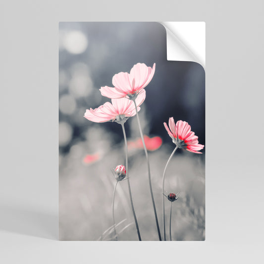 SUBTLE PETAL DANCE Αυτοκόλλητη Αφίσα κάθετη