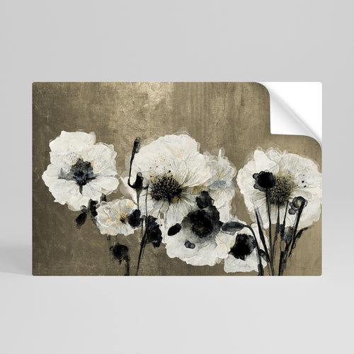 HARMONY IN WHITE Αυτοκόλλητη Αφίσα οριζόντια