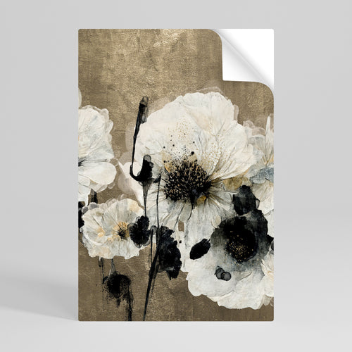 HARMONY IN WHITE Αυτοκόλλητη Αφίσα κάθετη