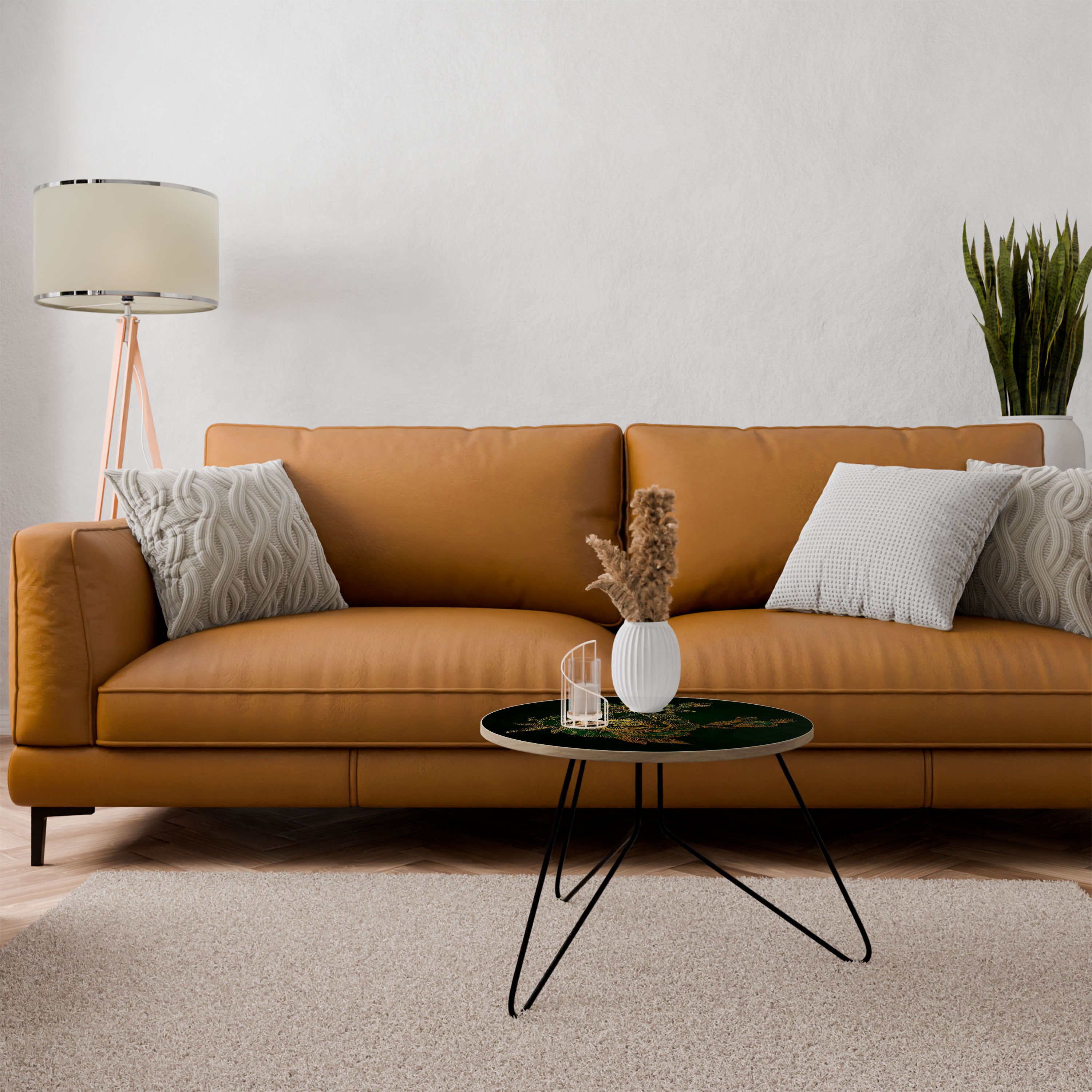 MIDNIGHT FLORAL GLIMMER Coffee Table