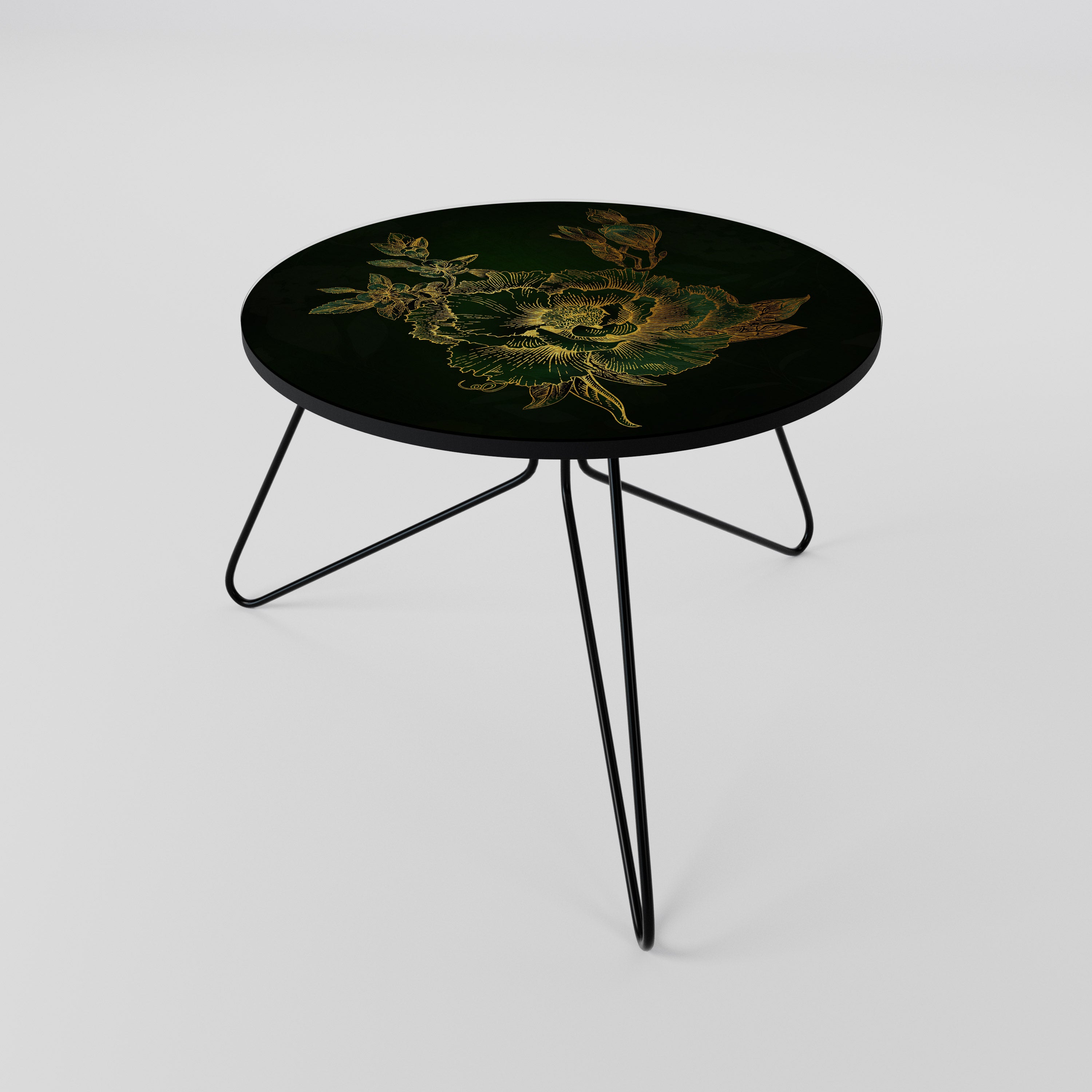 MIDNIGHT FLORAL GLIMMER Coffee Table