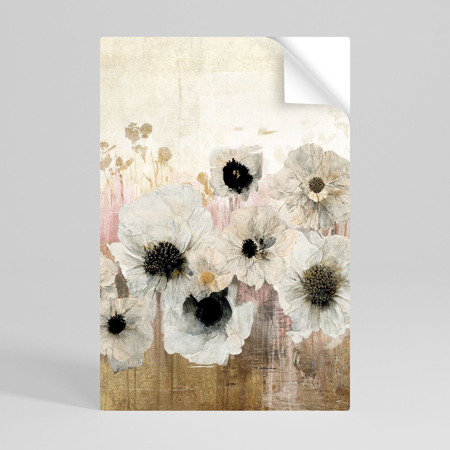 GENTLE VINTAGE HARMONY Peel and Stick Vertical Poster