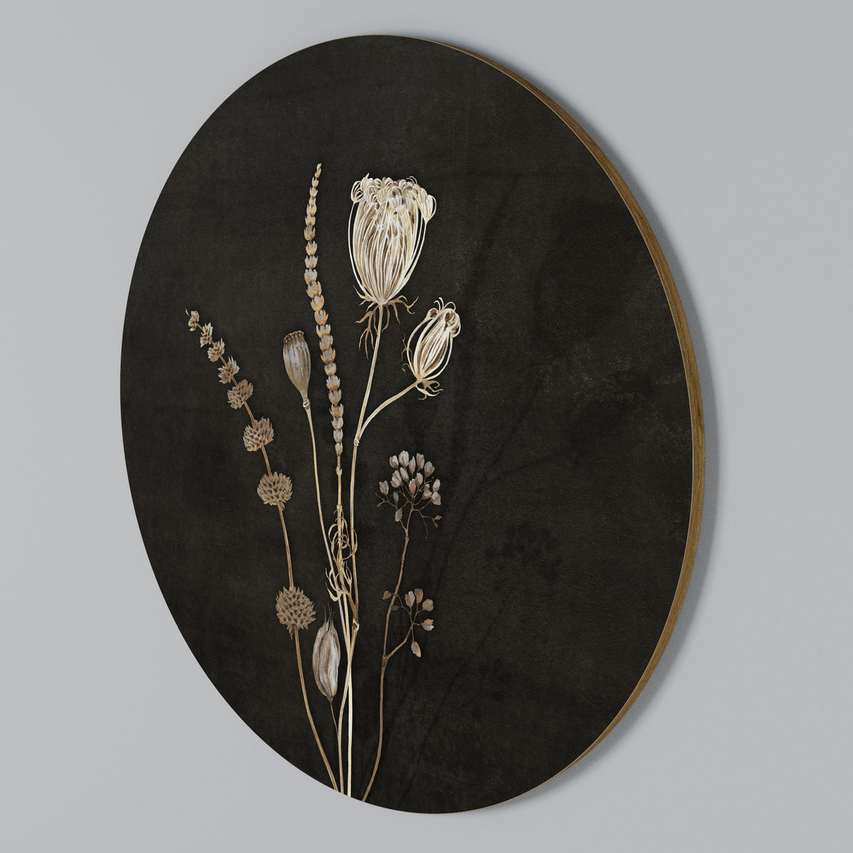 MEADOW ART. Στρογγυλός πίνακας ζωγραφικής