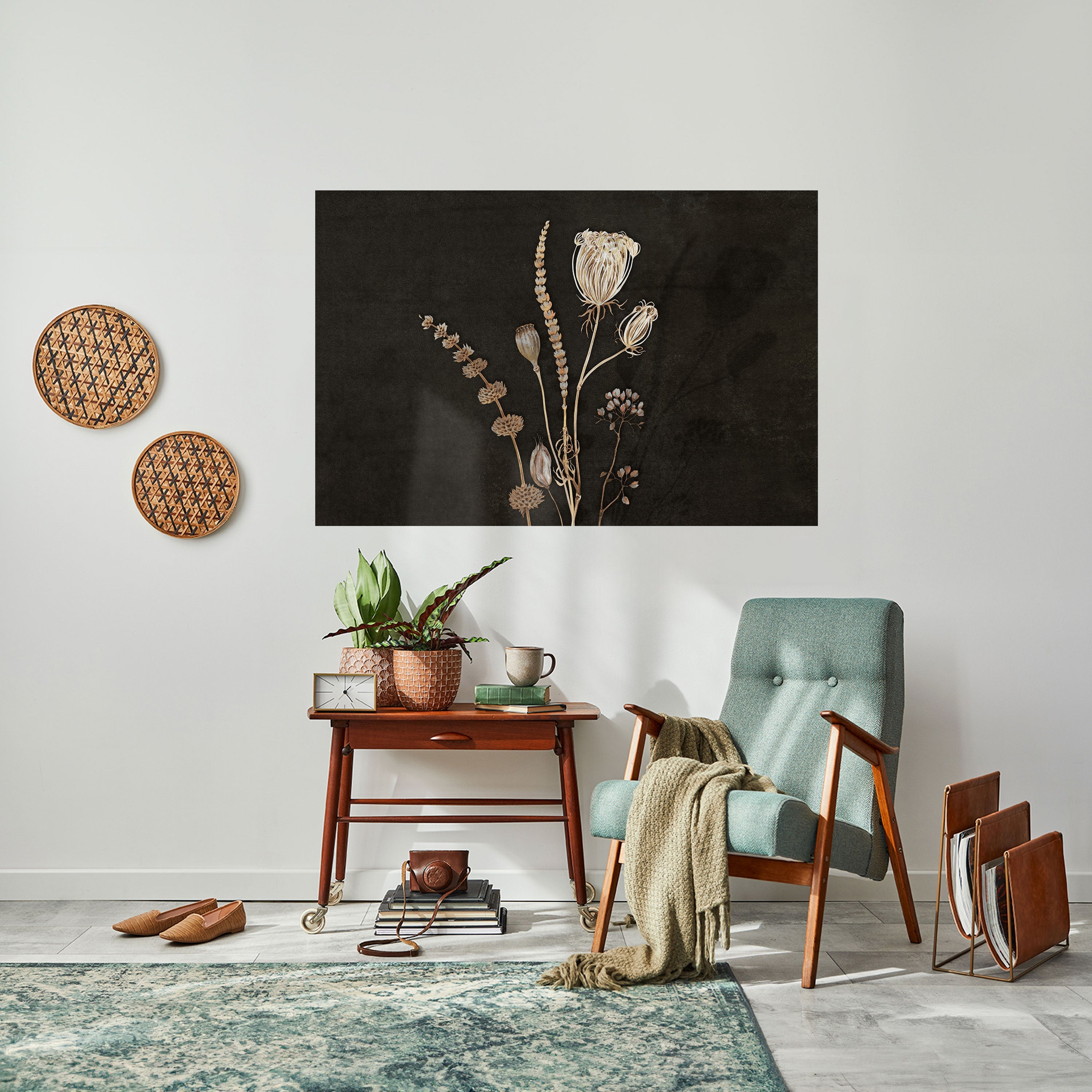 MEADOW ART. Peel and Stick Horizontal Poster