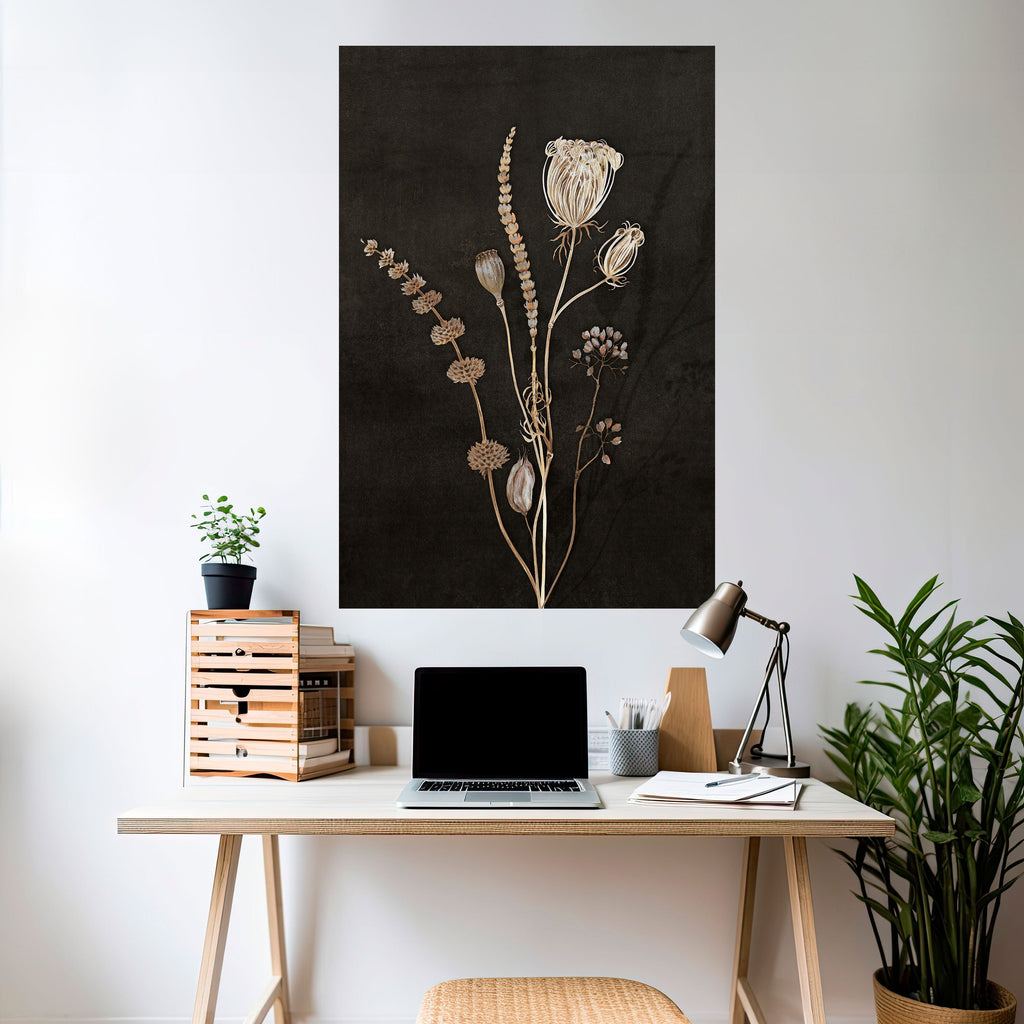 MEADOW ART. Αφίσα με κάθετη κόλλα και ξεφλούδισμα