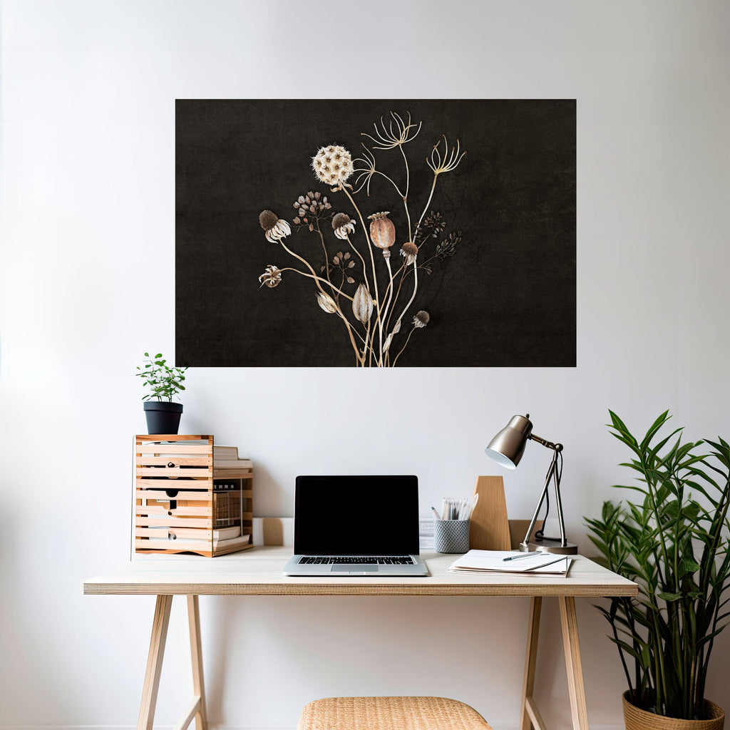 MEADOW SHADES Αφίσα με οριζόντια σχεδίαση και κολλητική ταινία