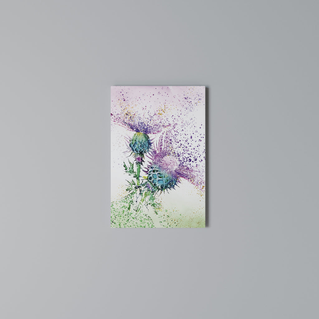 COLORFUL THISTLE DANCE Κατακόρυφος Πίνακας σε Καμβά