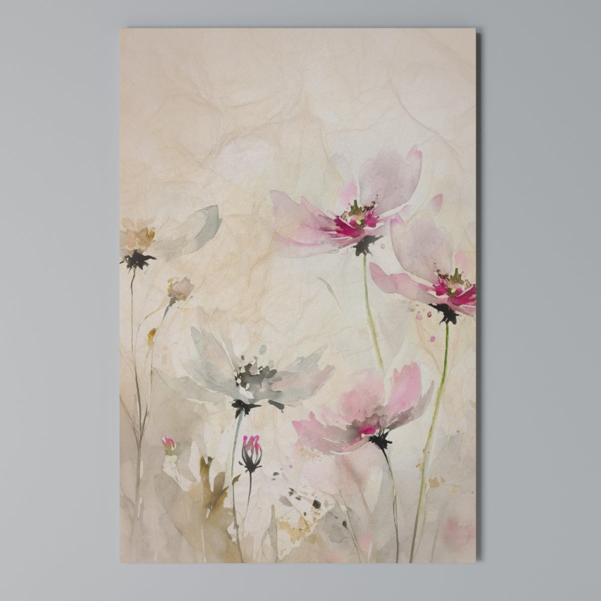 PAINTED LIGHTNESS Κατακόρυφος Πίνακας σε Καμβά