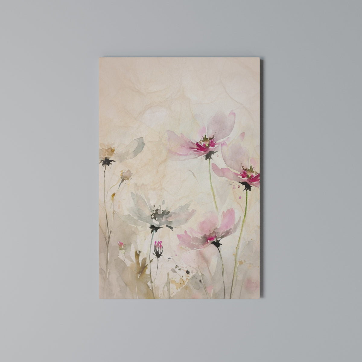 PAINTED LIGHTNESS Κατακόρυφος Πίνακας σε Καμβά