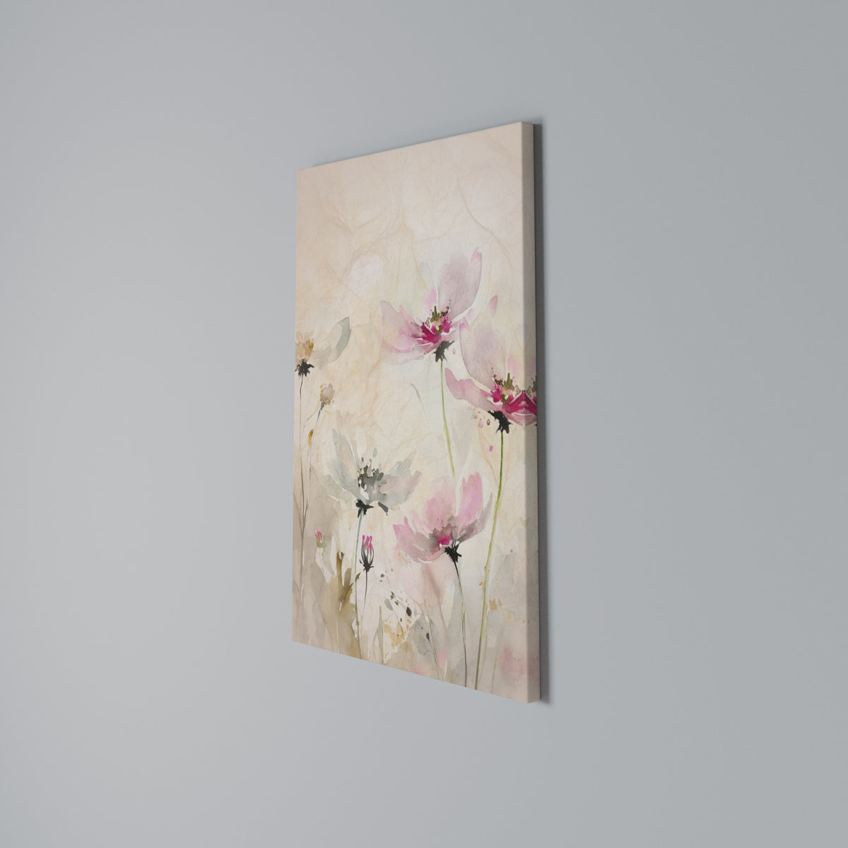 PAINTED LIGHTNESS Κατακόρυφος Πίνακας σε Καμβά