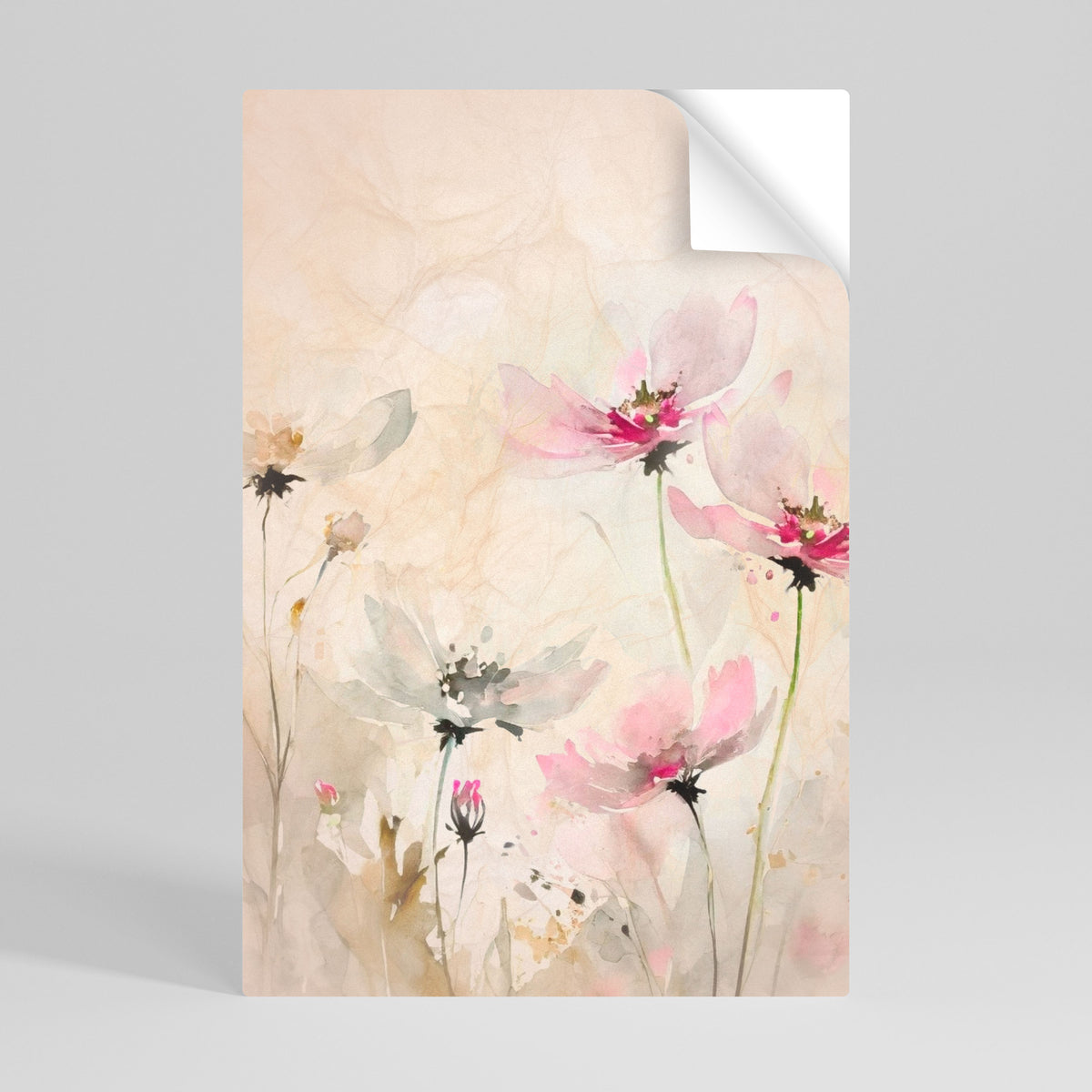 PAINTED LIGHTNESS Αυτοκόλλητη Αφίσα κάθετη