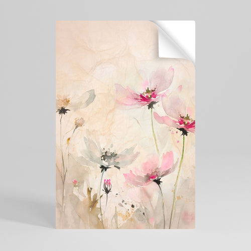 PAINTED LIGHTNESS Αυτοκόλλητη Αφίσα κάθετη