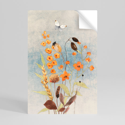 WHISPERS OF WILDFLOWERS Αυτοκόλλητη Αφίσα κάθετη