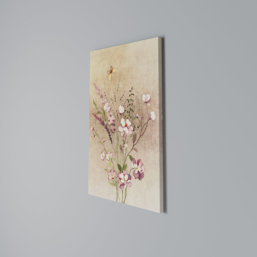FLOWERED REVERIE Κατακόρυφος Πίνακας σε Καμβά