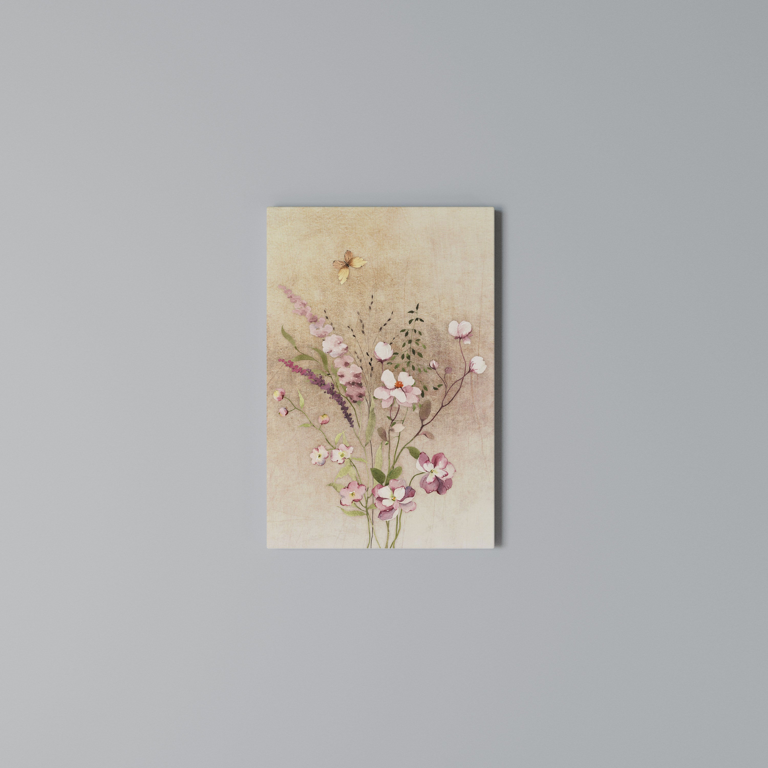 FLOWERED REVERIE Κατακόρυφος Πίνακας σε Καμβά