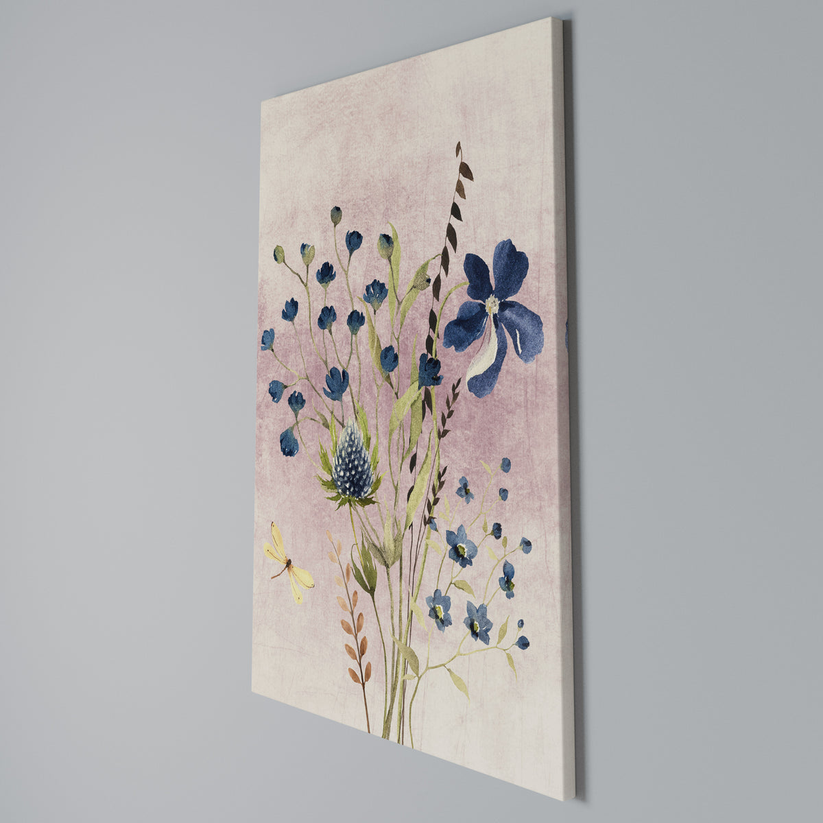 CORNFLOWER REVERIE Κατακόρυφος Πίνακας σε Καμβά