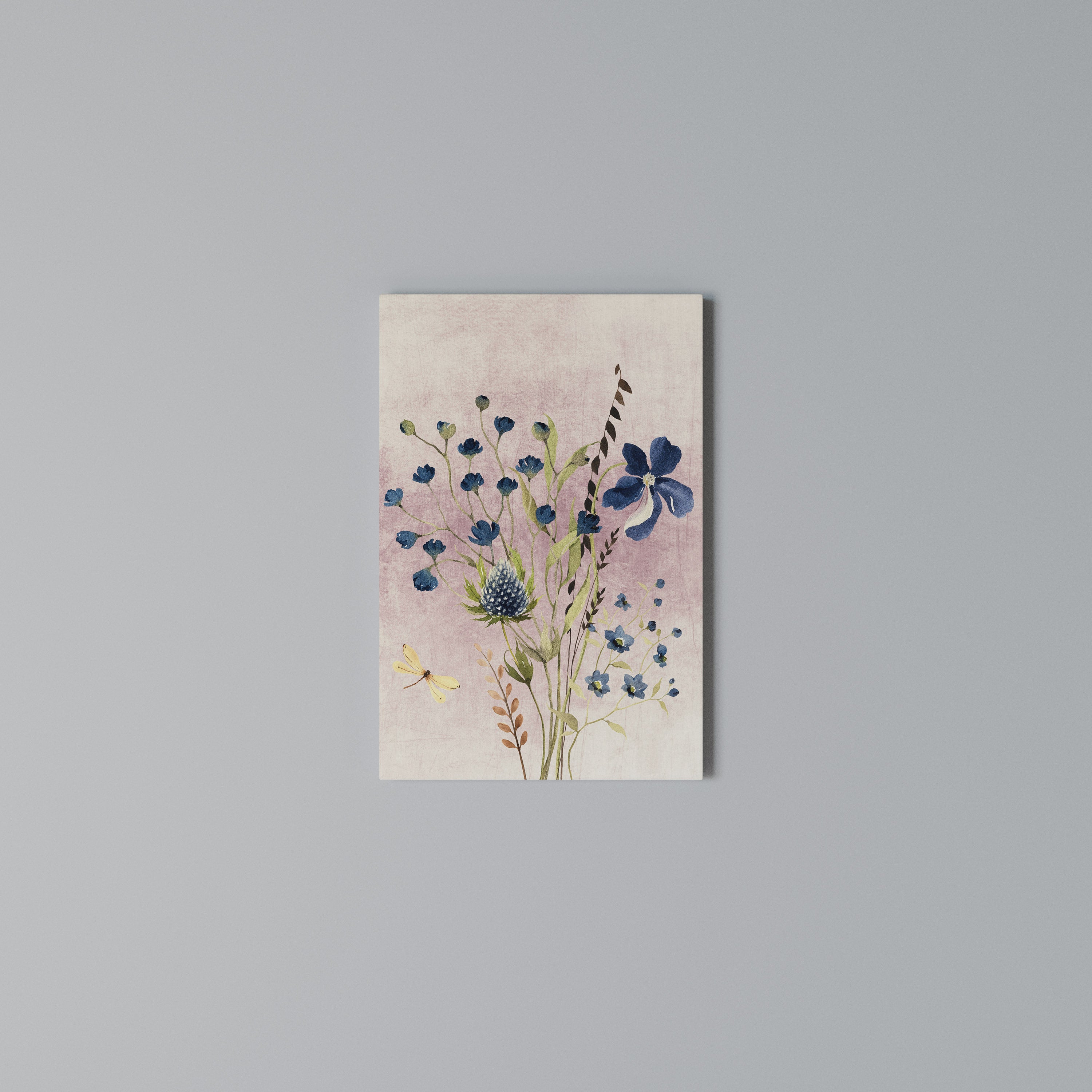 CORNFLOWER REVERIE Κατακόρυφος Πίνακας σε Καμβά