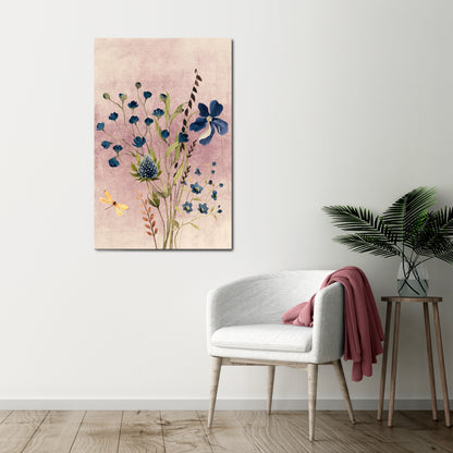 CORNFLOWER REVERIE Κατακόρυφος Πίνακας σε Καμβά