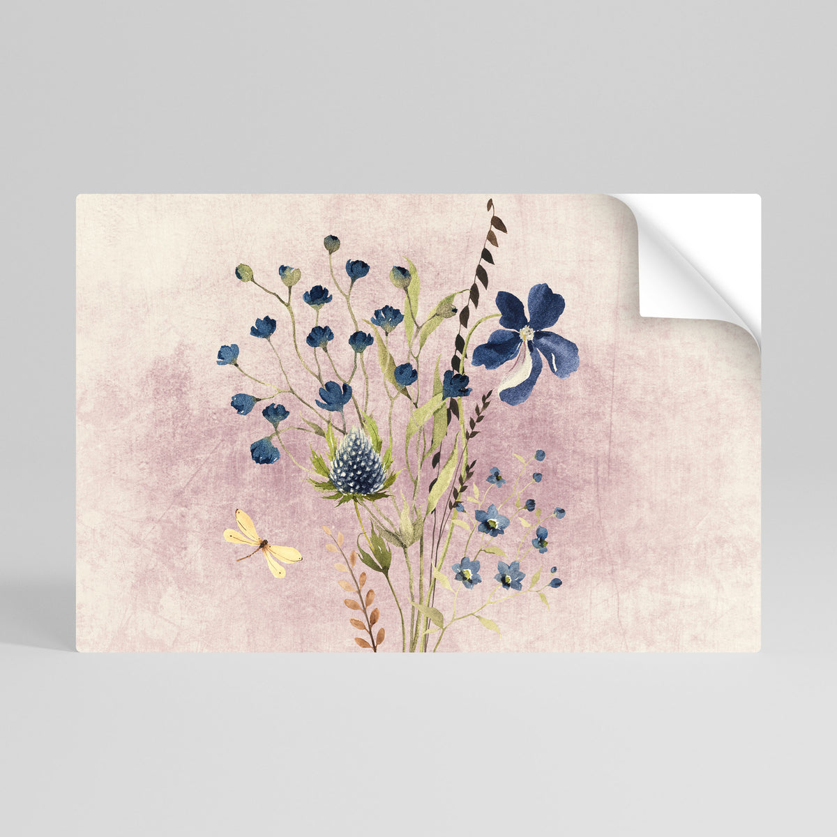 CORNFLOWER REVERIE Αυτοκόλλητη Αφίσα οριζόντια