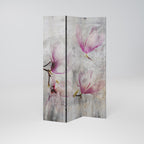 ASTONISHING MAGNOLIA 3-Panel Room Divider
