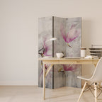 ASTONISHING MAGNOLIA 3-Panel Room Divider