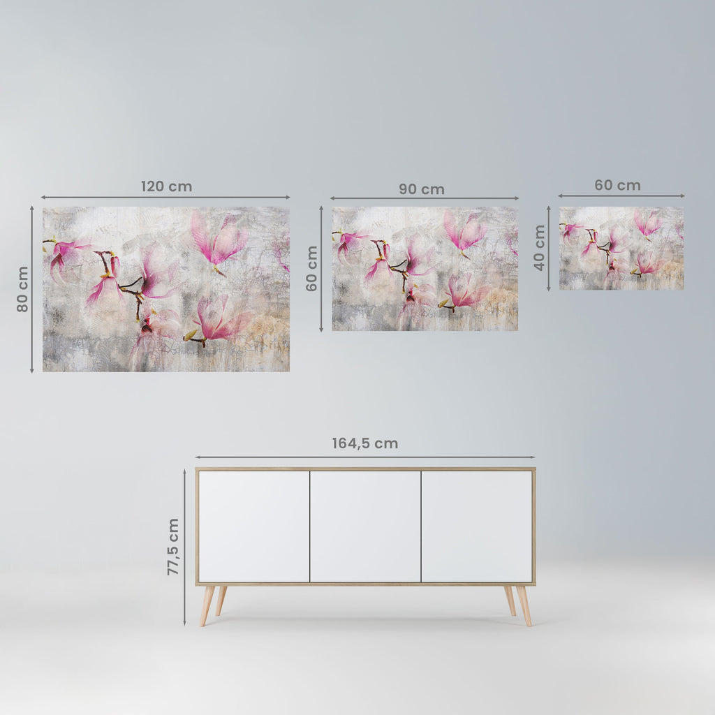 ΕΚΠΛΗΚΤΙΚΗ MAGNOLIA Οριζόντια αφίσα με ξεφλουδισμένο και κολλημένο σχέδιο