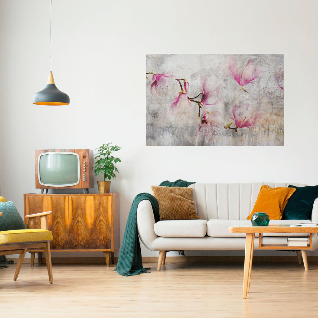 ΕΚΠΛΗΚΤΙΚΗ MAGNOLIA Οριζόντια αφίσα με ξεφλουδισμένο και κολλημένο σχέδιο