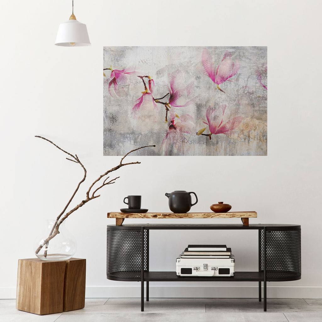 ΕΚΠΛΗΚΤΙΚΗ MAGNOLIA Οριζόντια αφίσα με ξεφλουδισμένο και κολλημένο σχέδιο