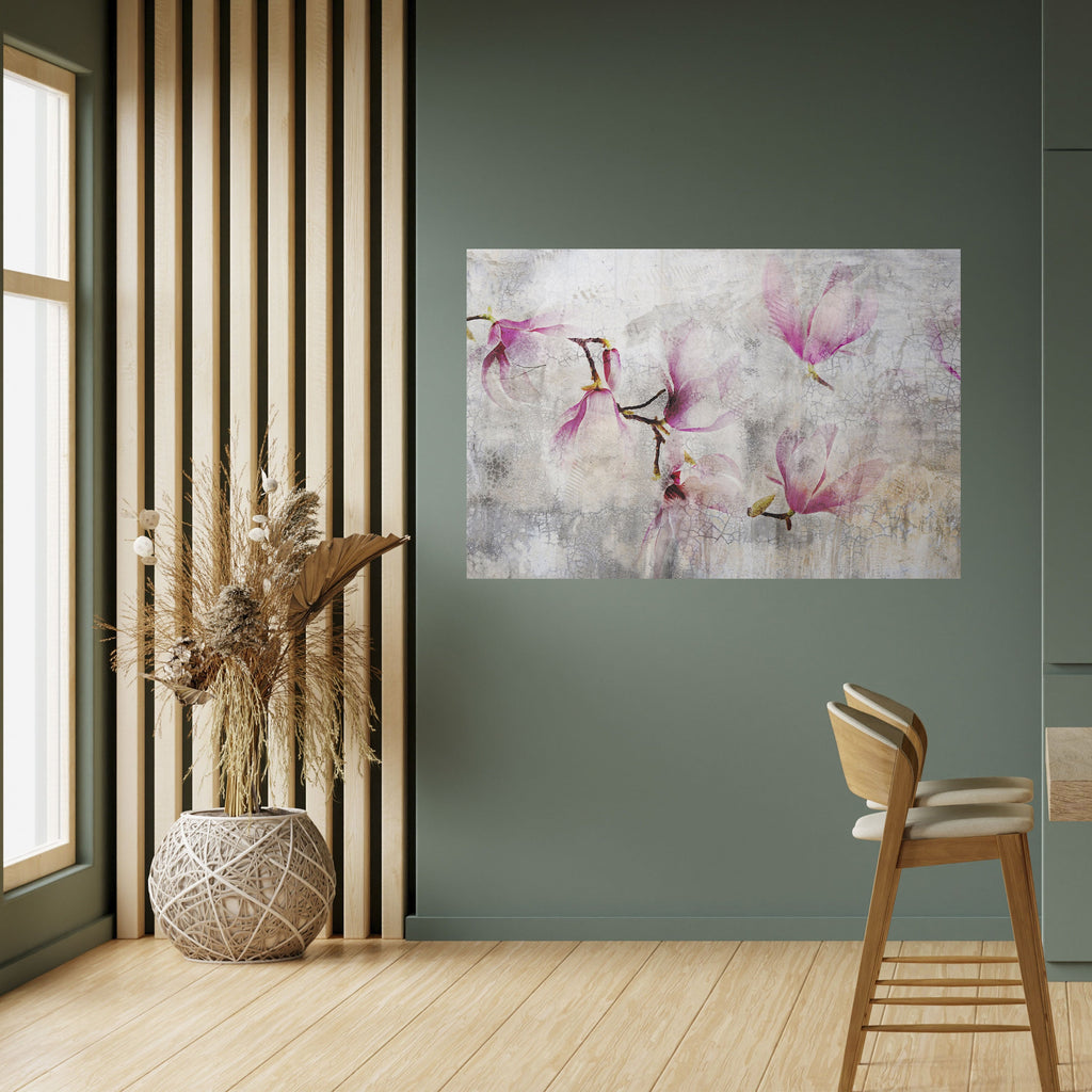 ΕΚΠΛΗΚΤΙΚΗ MAGNOLIA Οριζόντια αφίσα με ξεφλουδισμένο και κολλημένο σχέδιο
