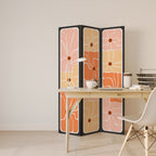 FINE CURRENTS 3-Panel Room Divider