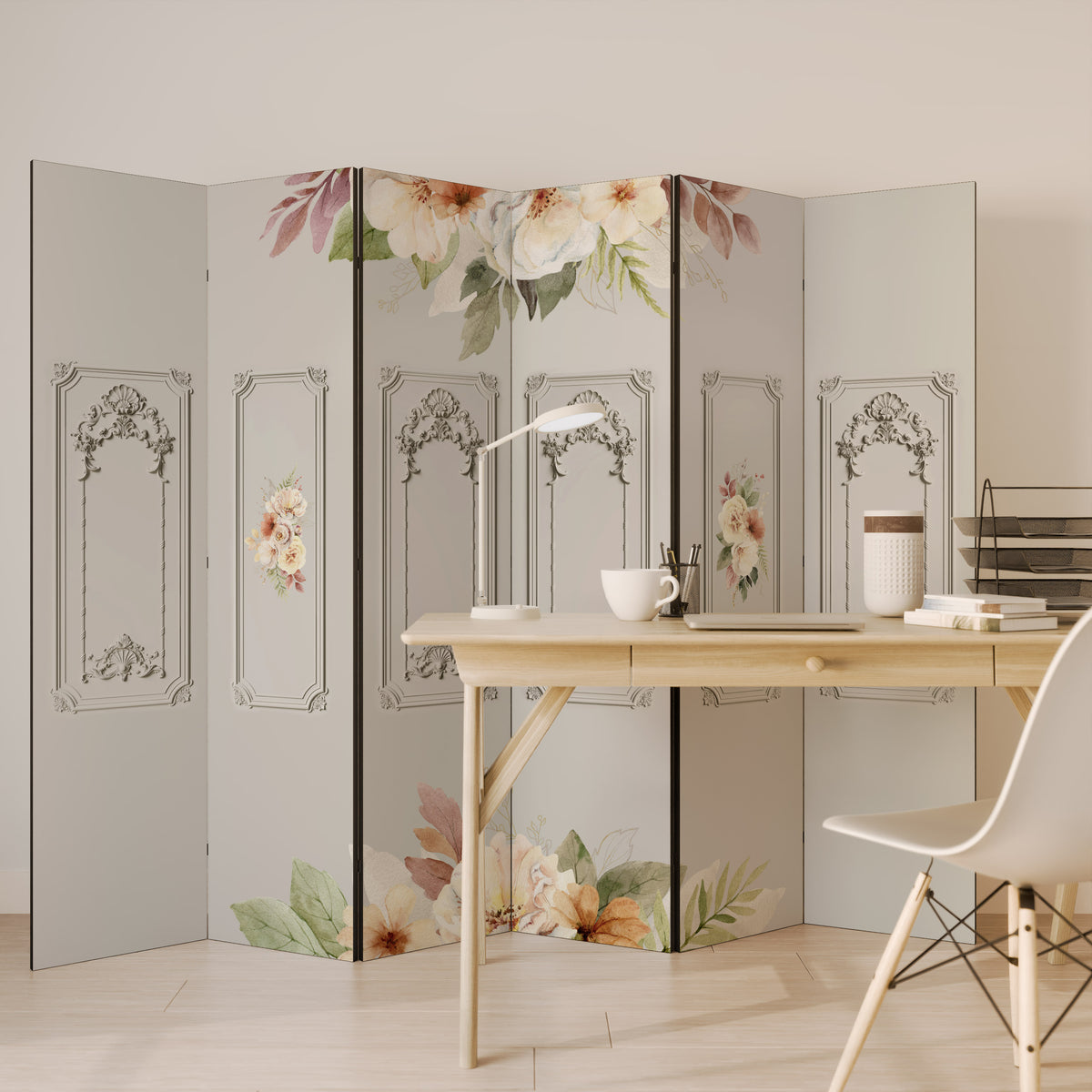 ELEGANT SHIELD 6-Panel Room Divider