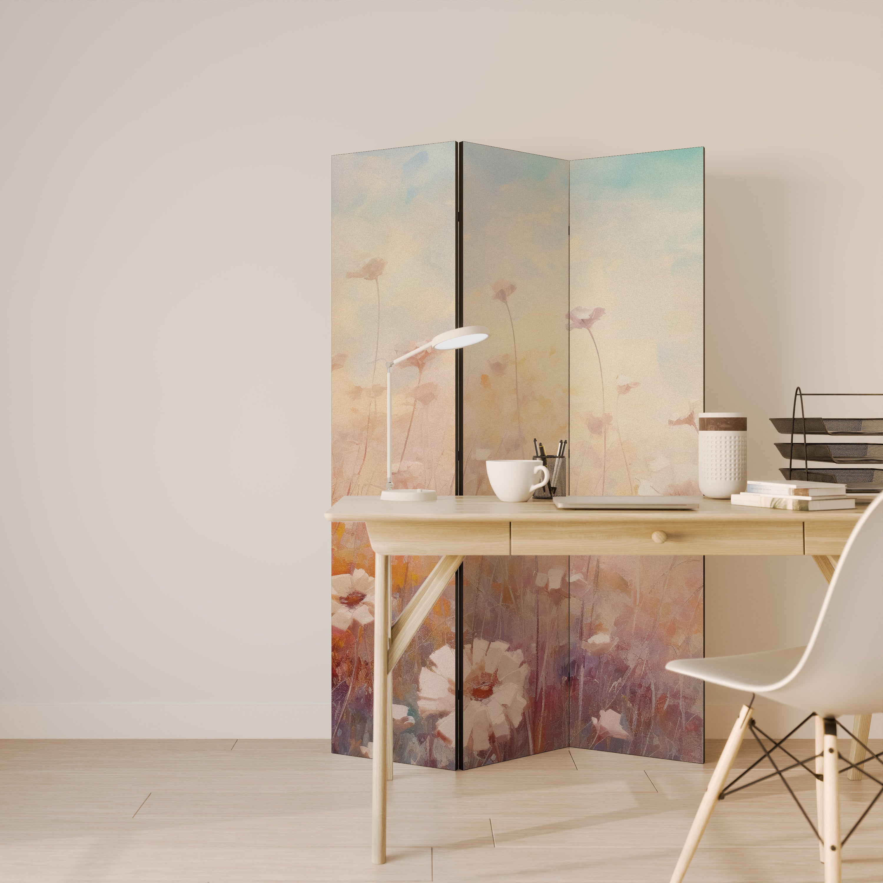BREEZE OF COLORS 3-Panel Room Divider
