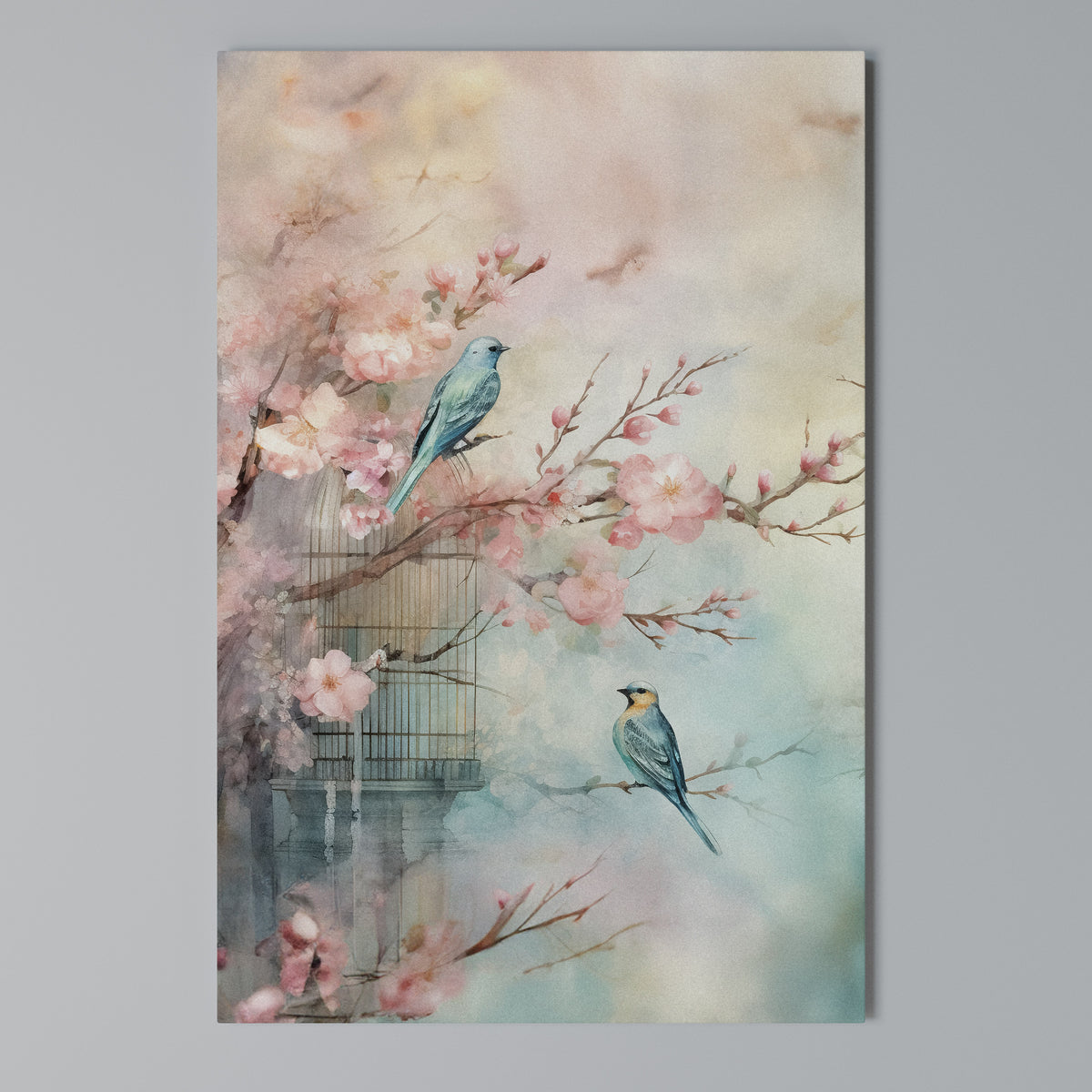 CHERRY BIRDSONG Κατακόρυφος Πίνακας σε Καμβά
