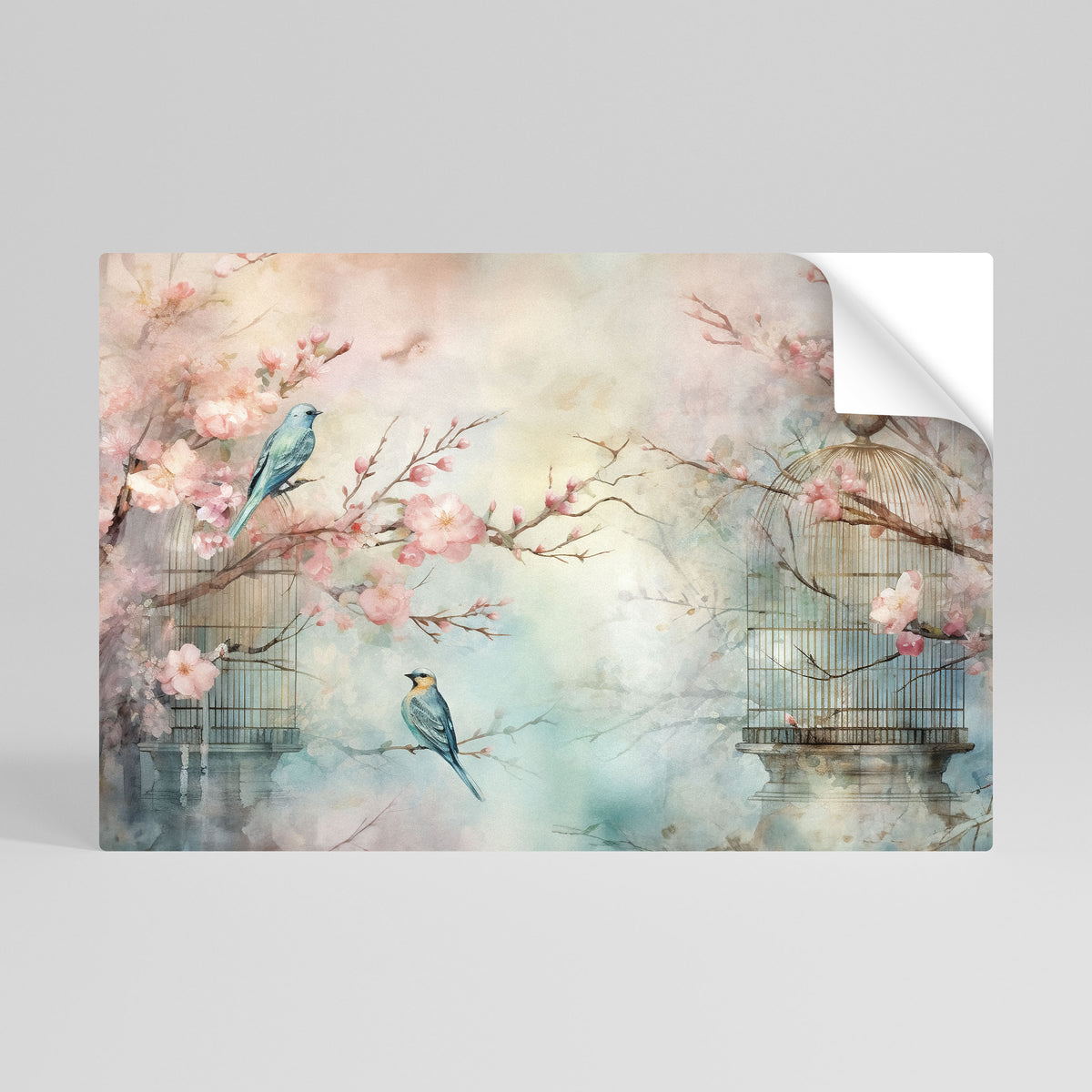 CHERRY BIRDSONG Αυτοκόλλητη Αφίσα οριζόντια