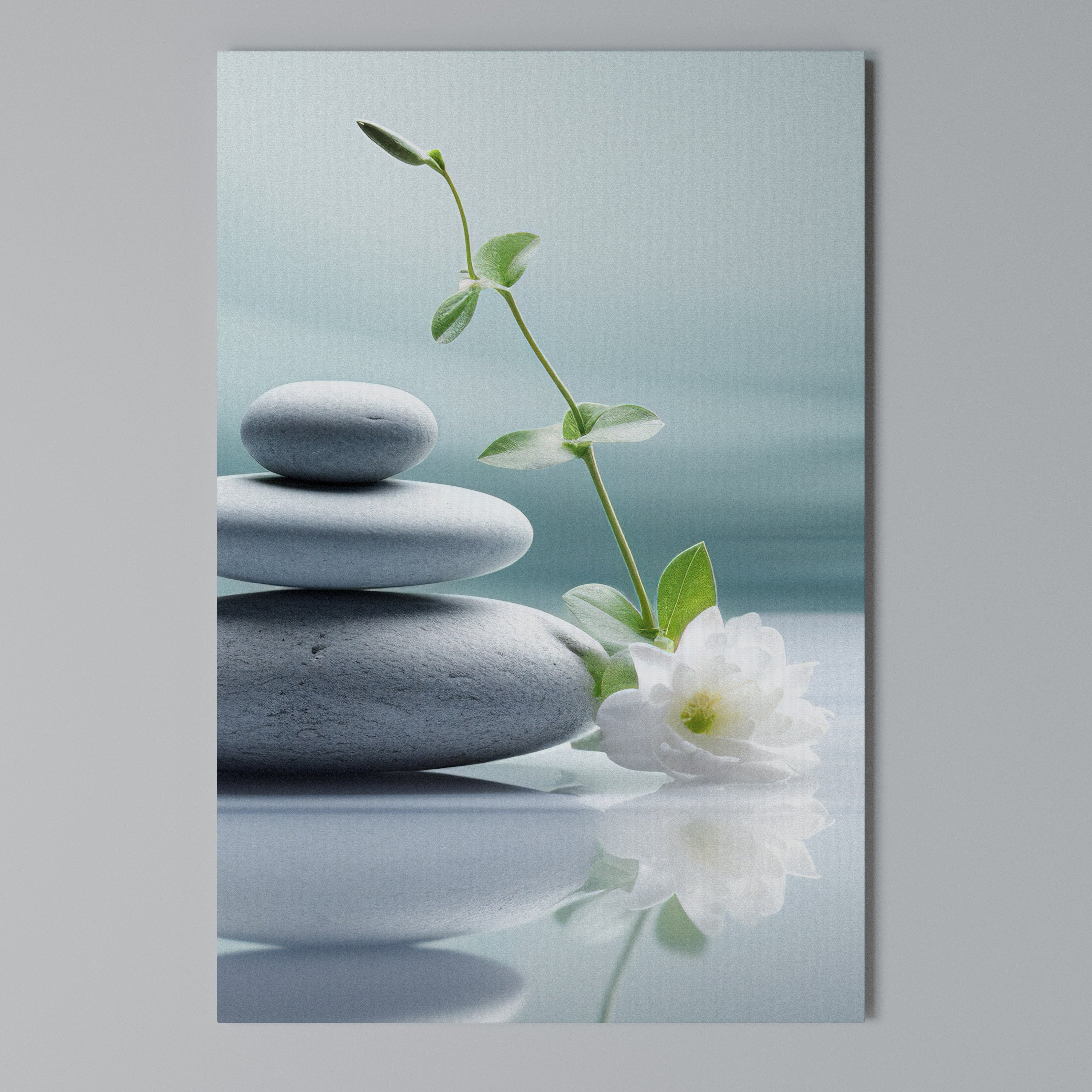 TRANQUIL STONE BALANCE Κατακόρυφος Πίνακας σε Καμβά