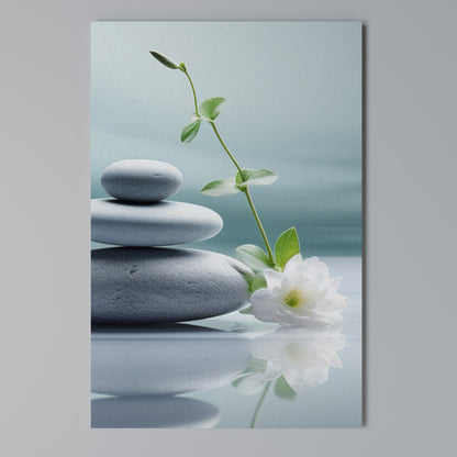 TRANQUIL STONE BALANCE Κατακόρυφος Πίνακας σε Καμβά