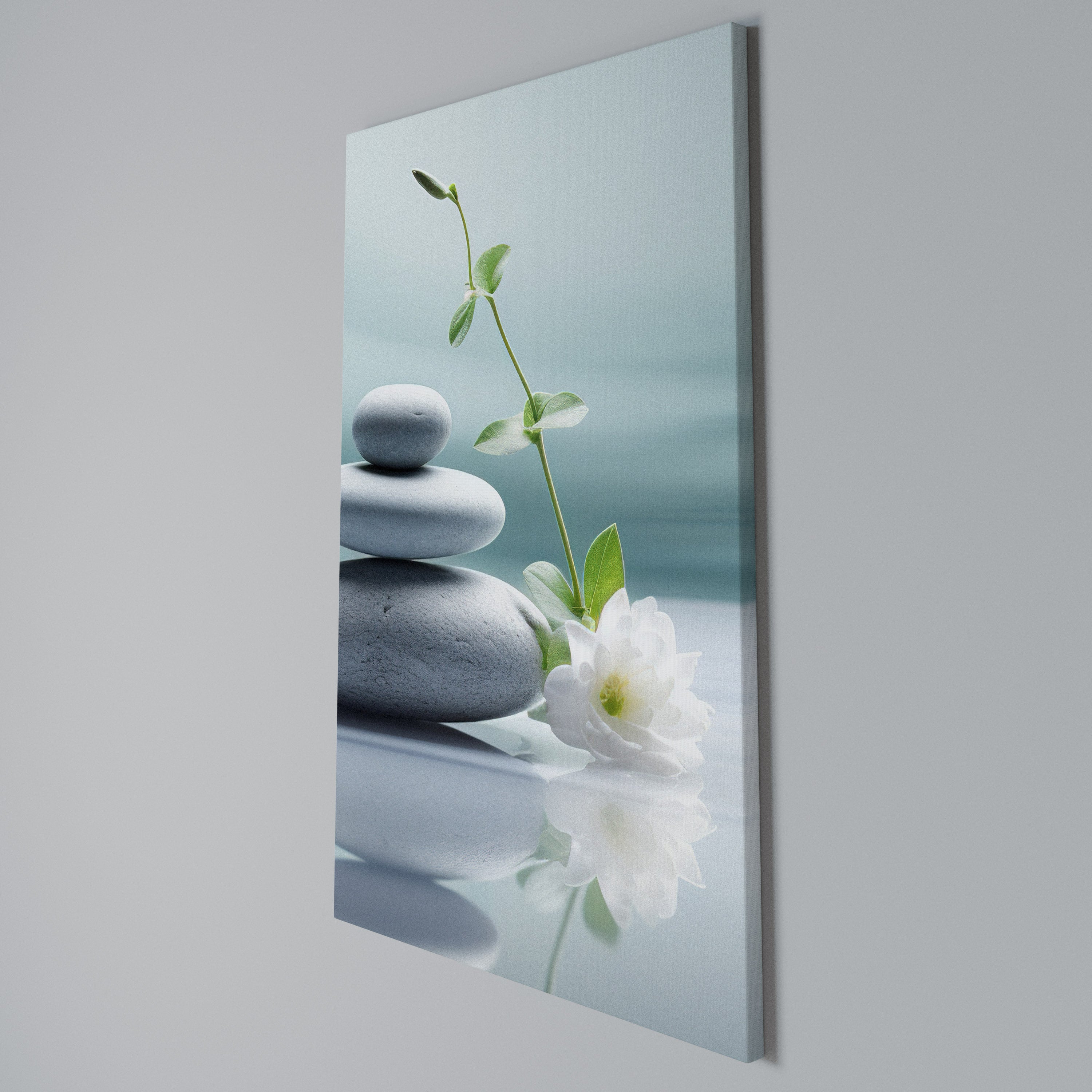 TRANQUIL STONE BALANCE Κατακόρυφος Πίνακας σε Καμβά